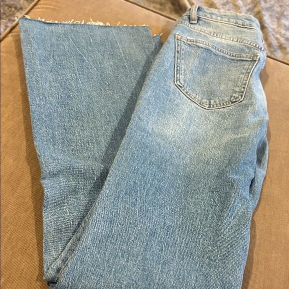 Mango Light Blue Denim Jeans Fiona flare size 4 - Picture 5 of 8